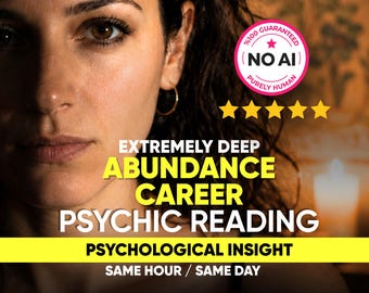 Same Hour Career Reading, Abundance Guidance, Psychic Insight (Same Day Delivery)