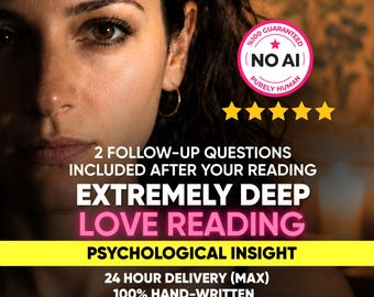 Same Hour Love Psychic Reading, No AI, Relationship Guidance, Future Love Prediction