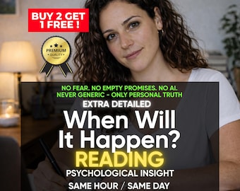 When Will it Happen? Same Day Psychic Reading, Future Timing prediction, Tarot reading