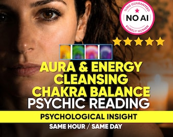 Intuitive Aura Reading and Drawing, Chakra Scan, Energy and Psychological Insight