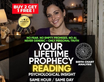 Same Hour/ Same Day Lifetime Psychic Reading, Detailed Timeline Prediction, Psychological Insight