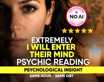 Same Day Telepathy Reading, Enter Their Mind, Honest Feelings, Psychologial Insight