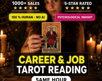 Same Hour Career and Job Tarot Reading, Medium Career Reading,  Honest Tarot Reading, Money Reading and Hidden Blocks