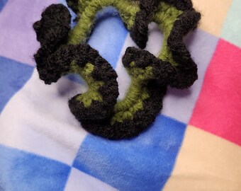 Handmade crochet scrunchies