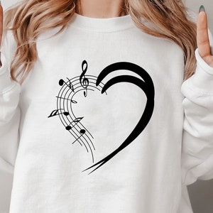 Paquete de notas musicales - Descarga digital Descarga instantánea SVG, PNG, EPS, pdf, jpg - Nota musical aguda Clase de compás Coro bajo Instrumento