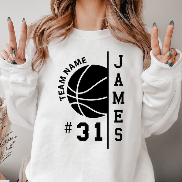 Basketball Team svg, Player Template, Ai Eps Svg Png Pdf, Basketball Mom svg, Basketball Shirt svg, Cut File, Iron On, Cricut, Silhouette