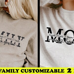 Mama Split Name Rahmen svg, Mama SVG, Mutter Herzen, Muttertag SVG, Familien Herzen, Familie geschnitten Datei, Familie Gliederung, Familie liebe dich, Mama liebe dich