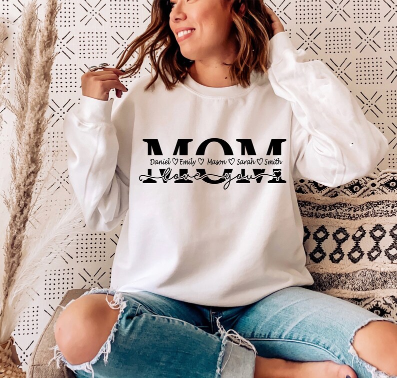 Mom SVG, Mother svg, Mother's Day SVG, Mom Split Name Frame Svg, Mum Svg, Mom Cut File, Mom Outline, Vector MOM Svg, Split Name Frame image 5