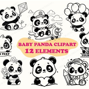 Panda SVG, panda gezicht SVG-bestand, schattige panda SVG, panda shirt-bestand, panda mok bestand, panda sticker, panda cadeau-bestand, kawaii panda, gepersonaliseerde naam
