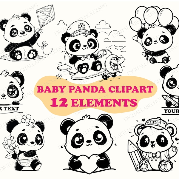 Panda SVG, Panda Face SVG File, Cute Panda Svg,Panda Shirt File,Panda Mug File,Panda Sticker,Panda Gift File,Kawaii Panda, Personalized name