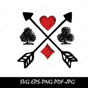 Quinte flush royale pique SVG, Svg de cartes à jouer, jeux d'argent, clipart carte, vecteur de cartes de poker, jeux de casino, clipart quinte flush royale, flèche, dessin