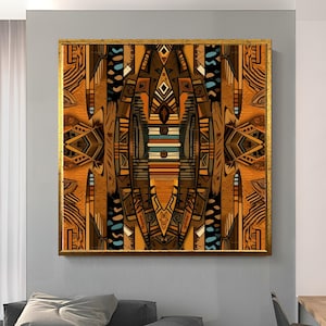 African American Culture Wall Art, African Artwork, Wall Art, Gift for Man, African Mythology Wall Decoration, Home Decor, Art print, Gift