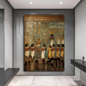 Egyptian Wall Art, Egyptian Congress Art, Ancient Egyptian Wall Art Print, Wall Art, home Decor, wall Art Gifts, Art Print, Fashion wall Art