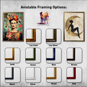 African Girl Portrait Canvas Art: Modern Framed Wall Hanging image 6