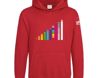 Numberblocks Line-up Kids Hoodie