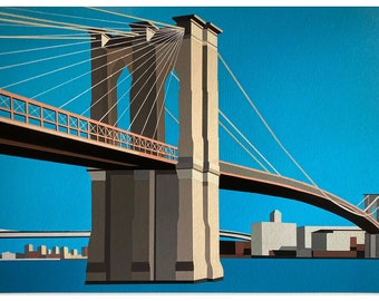 Brooklyn Bridge Fine Art Giclee Print