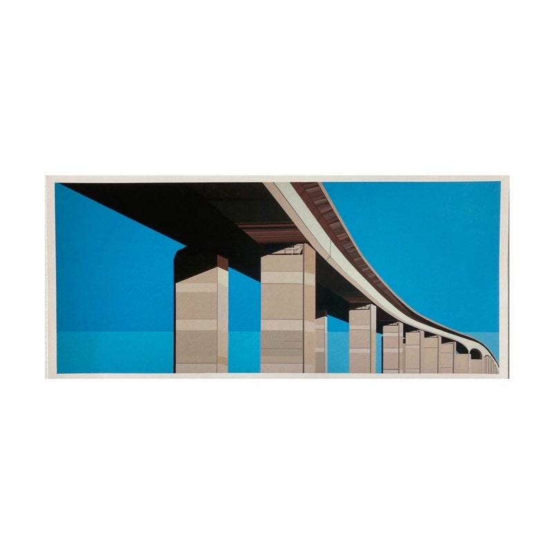 Orwell Bridge Fine Art Giclee Print image 2