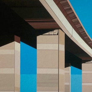 Orwell Bridge Fine Art Giclee Print image 3