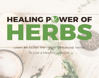 Healing Power of Herbs PDF eBook, Digital Download