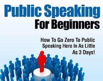 Public Speaking for Beginners PDF eBook, Digital Download