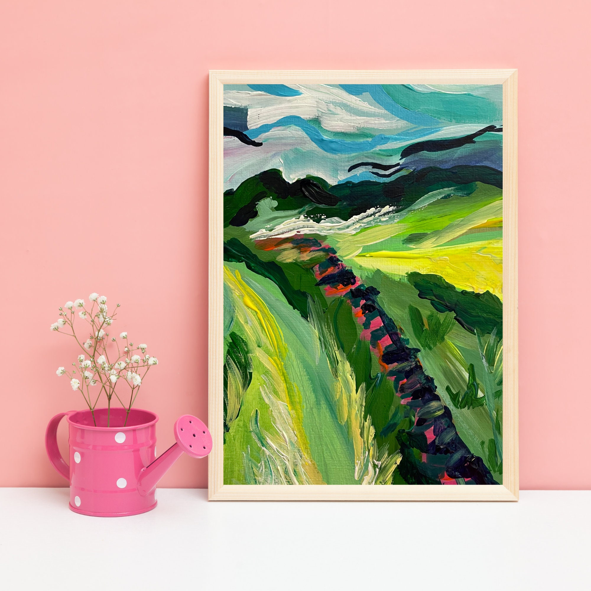 A3 Acrylic Painting - Etsy Hong Kong