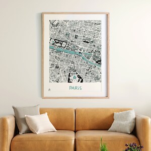 Carte de Paris Centre