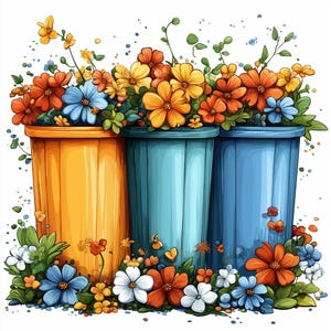 12 Recycling Earth Day Green Earth Clipart, Eco-Friendly PNG, Sustainable Art for Digital Crafts, Scrapbooking, and Environmental Projects