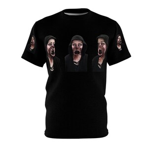 Halloween Horror print, all over print, unique horror shirt, party shirt, bloody realistic, spooky shirt, creepy shirt, real fxs grime