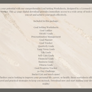 Goal Planner Bundle, SMART Goal Setting Kit,monthly Habits Reflections ...