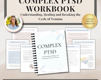 Complex PTSS-werkboek voor therapeut, complexe PTSS, therapiewerkbladen, genezing van trauma, jeugdtrauma, traumaverwerking, traumatherapie