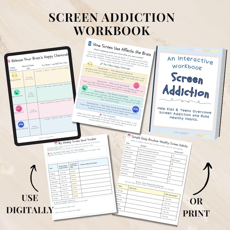 Screen Time Management and Addiction Screen Addiction iPad Addiction ...