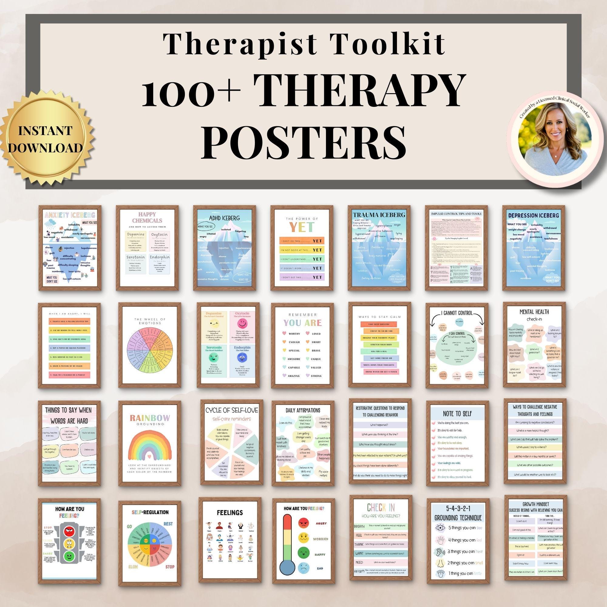 Teen Therapy Worksheet Bundle for Kids & Teen Life Skills Therapy ...