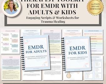 EMDR Bundle for Adults and Kids, EMDR Worksheets for therapist, Emdr Tools,Emdr Interweaves,Counseling Worksheet Emdr Resources,EMDR Scripts