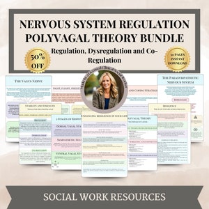 Nervensystem Regulation Arbeitsbuch, Polyvagal Theorie Leiter Vagus Vagal Nerv Therapietechniken Arbeitsblätter Ko-Regulation Somatische Übung