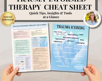 Aide-mémoire sur la thérapie tenant compte des traumatismes pour thérapeute, TSPT complexe, feuilles de travail sur la thérapie, guérison d'un traumatisme, traitement des traumatismes, thérapie de la traumatologie