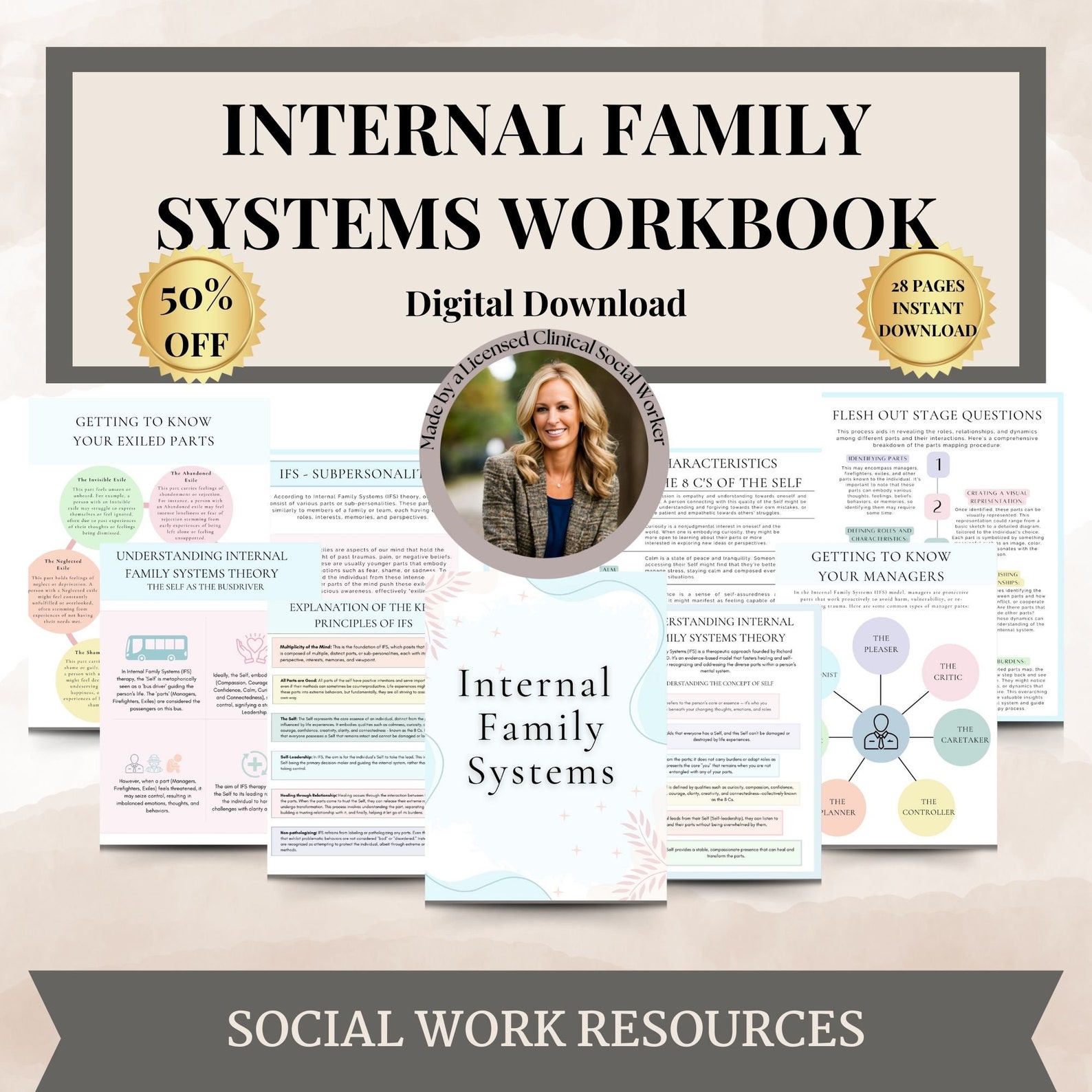 Internal Family Systems Worksheets IFS Cheat Sheets Emotional