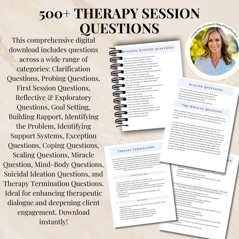 Therapy Counseling Session Questions Interventions Therapist Tools DBT ...