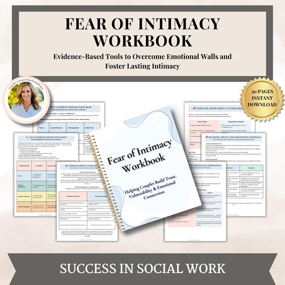 Fear of intimacy workbook, couples therapy couples therapist couples counseling tools marriage counseling marriage therapist, self help
