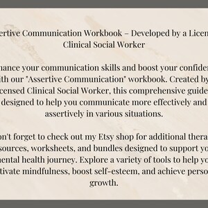 Assertive Communication Worksheets, Communication Styles and Social ...