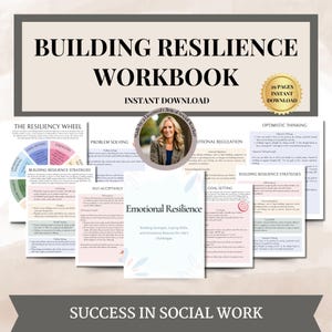 Emotionale Belastbarkeit Resilienzrad, Aufbau von Resilienz Psychoedukative Arbeitsblätter und Bewältigungsfähigkeiten Liste PTBS Beratung Soziale Worl