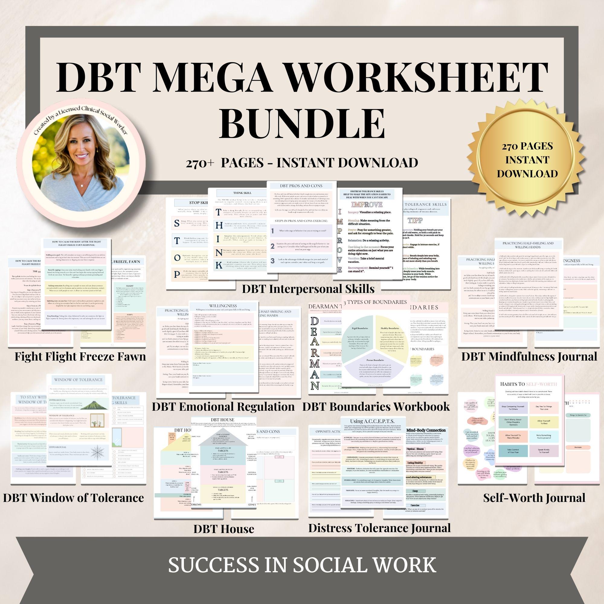Dbt Tools.pdf DBT MEGA BUNDLE, Dbt Workbook, Dbt Skills, Counselling Resources ...