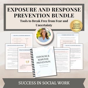 Manual de prevención de exposición y respuesta para el TOC (ERP), herramientas de prevención de exposición y respuesta, terapia cognitivo-conductual, ciclo del TOC.