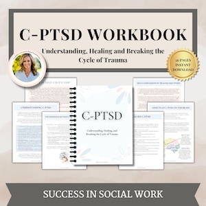 C-PTSD Trauma Workbook for therapist,Complex PTSD, Therapy Worksheets,Healing from Trauma, Childhood Trauma,Trauma Processing,Trauma Therapy