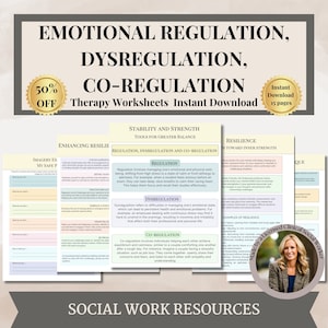 Regulation, Dysregulation und Co-Regulierung Polyvagaltherapie Arbeitsblätter,Regulierung und Resilienz,Werkzeuge und Ressourcen um ein Gleichgewicht zu erreichen