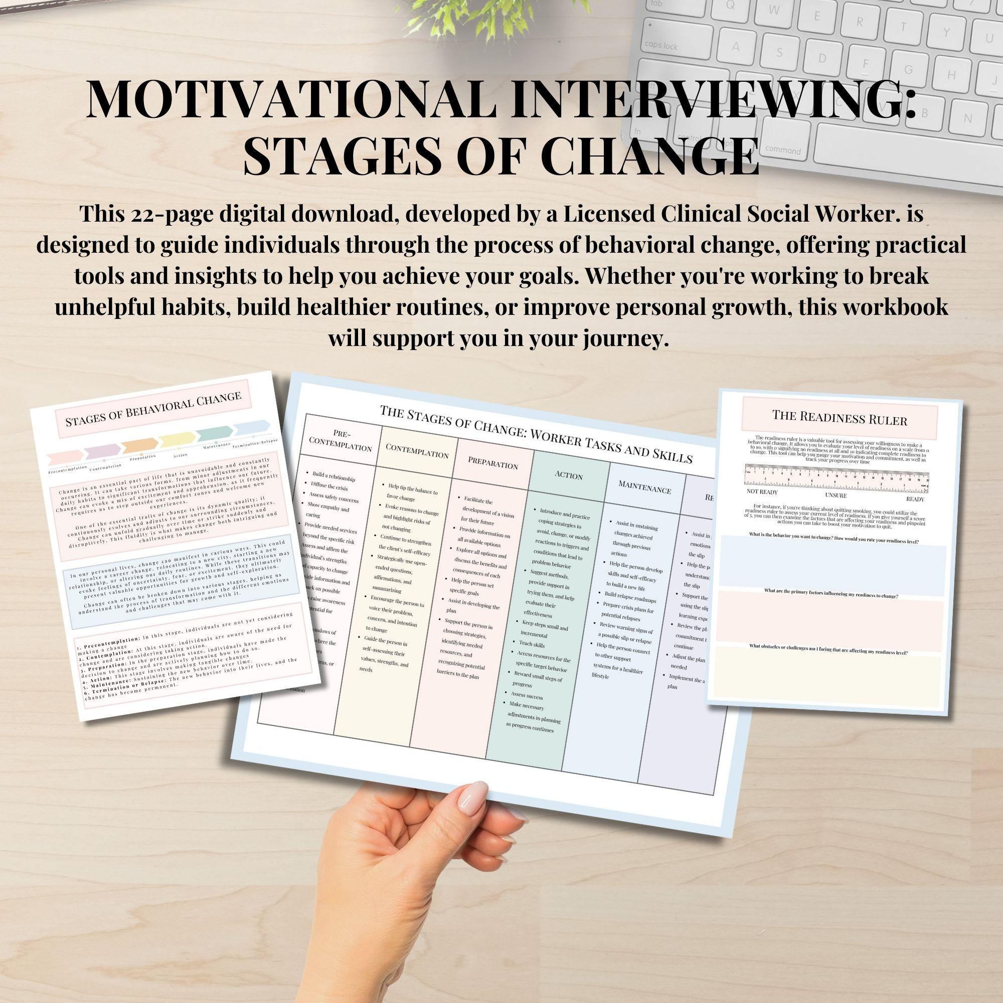 Motivational Interviewing Stages of Change, Motivational Interviewing ...