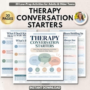 Spunti per avviare conversazioni in terapia, schede di lavoro per la consulenza per adulti e adolescenti, attività di auto-riflessione, strumenti per la terapia della salute mentale