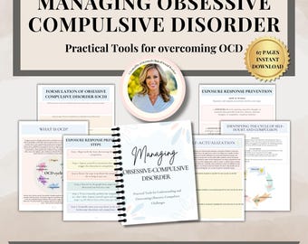 Zeszyt ćwiczeń OCD, narzędzia ERP do zapobiegania ekspozycji i reakcji, terapia poznawczo-behawioralna, cykl OCD, arkusze ćwiczeń dotyczące lęku, arkusze ćwiczeń CBT