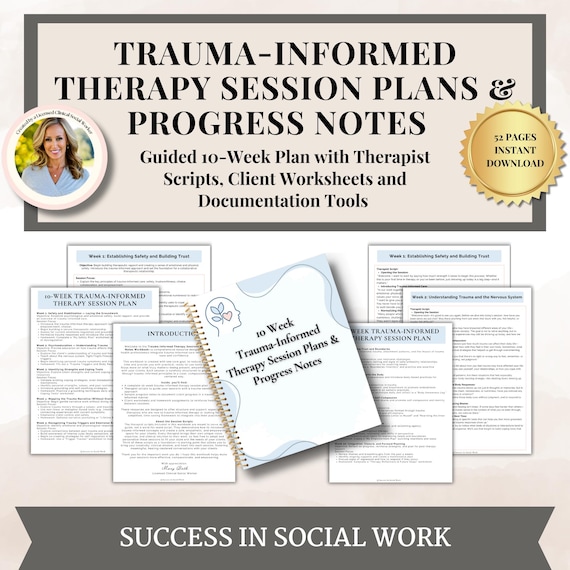 Trauma-Informed Therapy Progress Note Templates,Therapy Note Sentence Starters Counselor Note Templates,Therapy Intervention Cheat Sheet