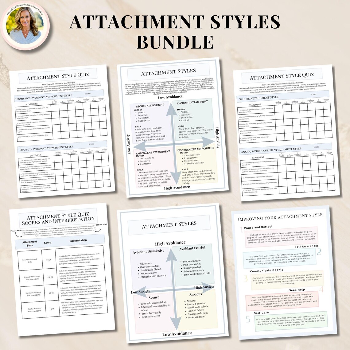 Rewire Your Attachment Style Therapy Workbook Attachment Theory Cheat ...