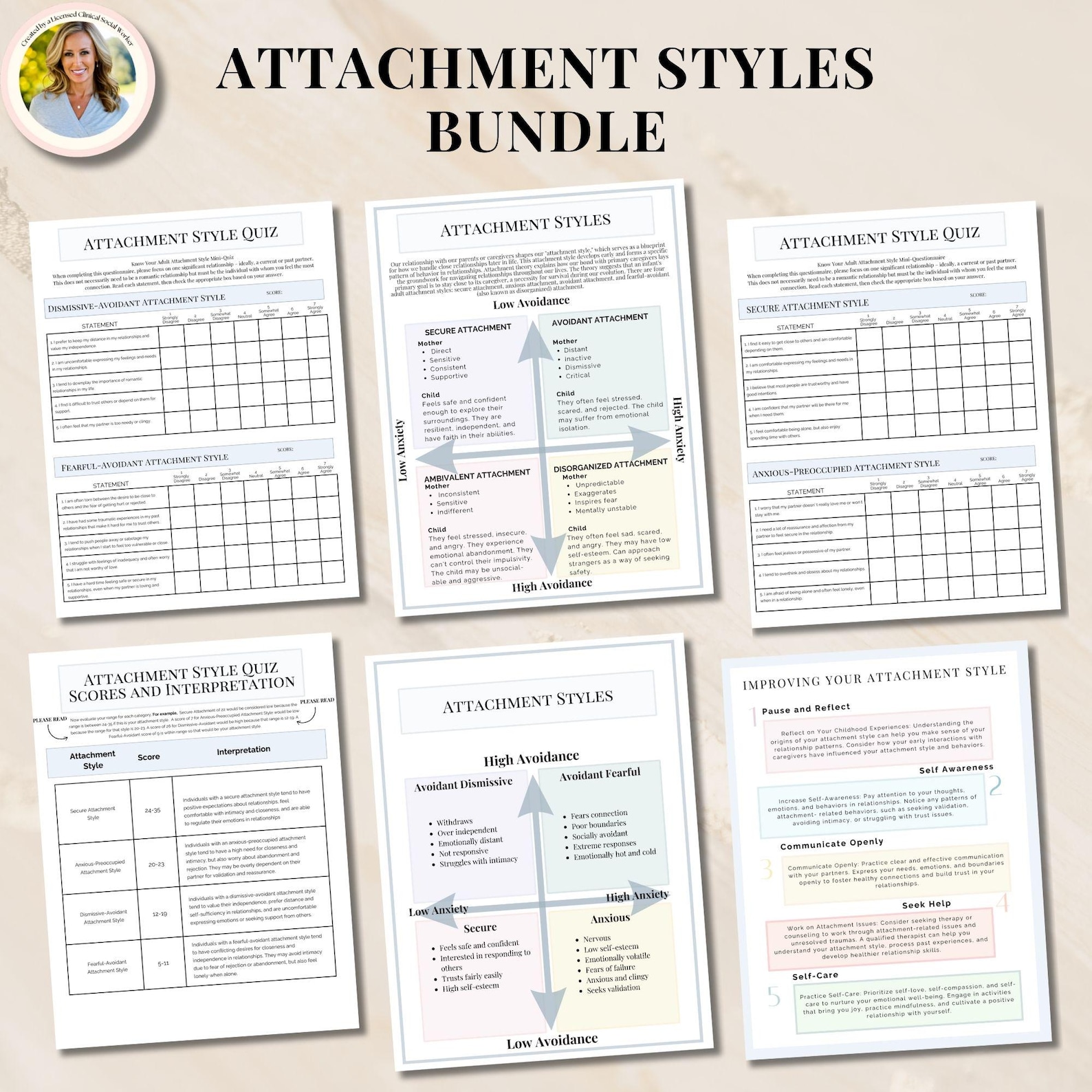 Rewire Your Attachment Style Therapy Workbook Attachment Theory Cheat
